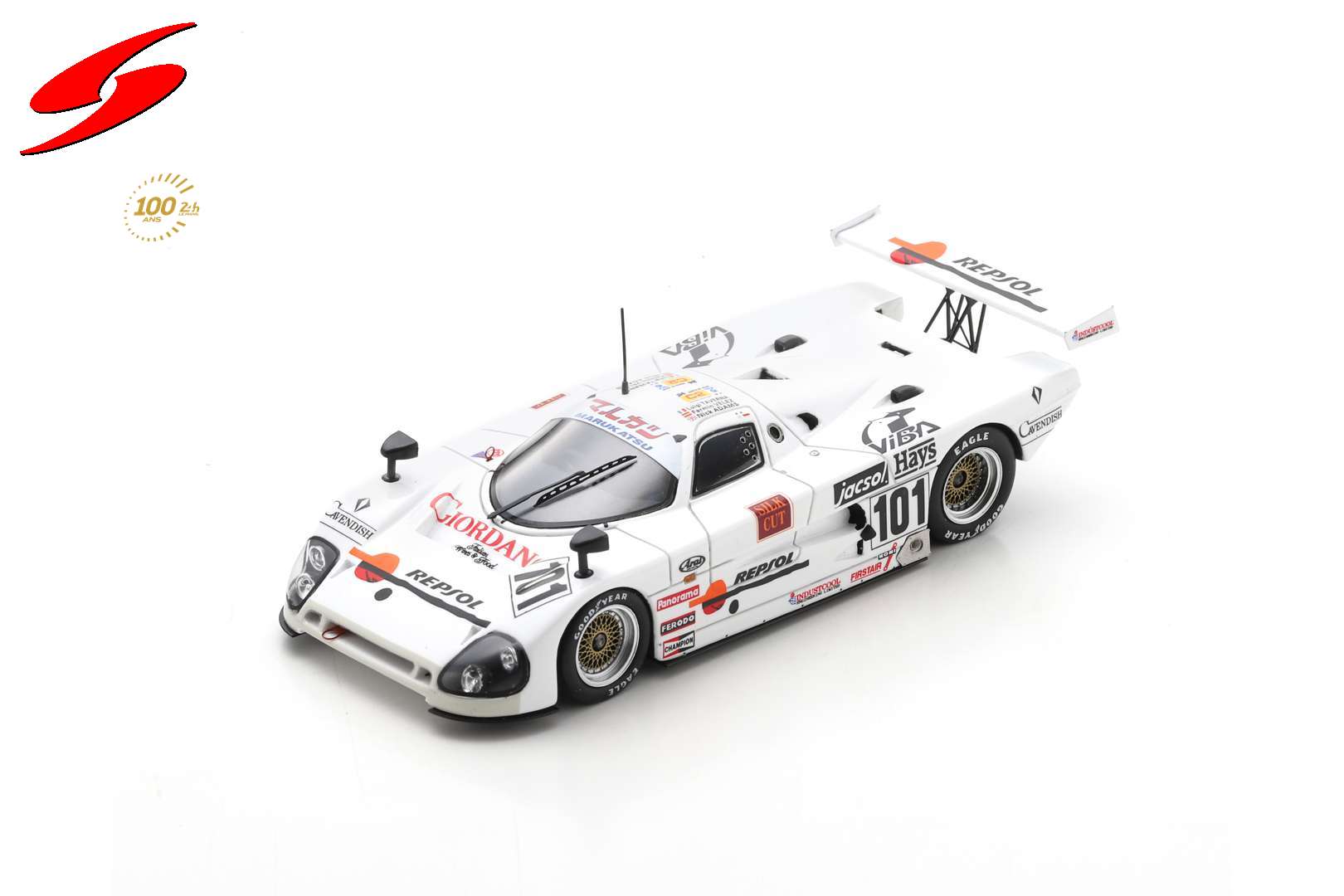 SPICE SE88C NO.101 24H LE MANS 1989 F. VELEZ - N. 