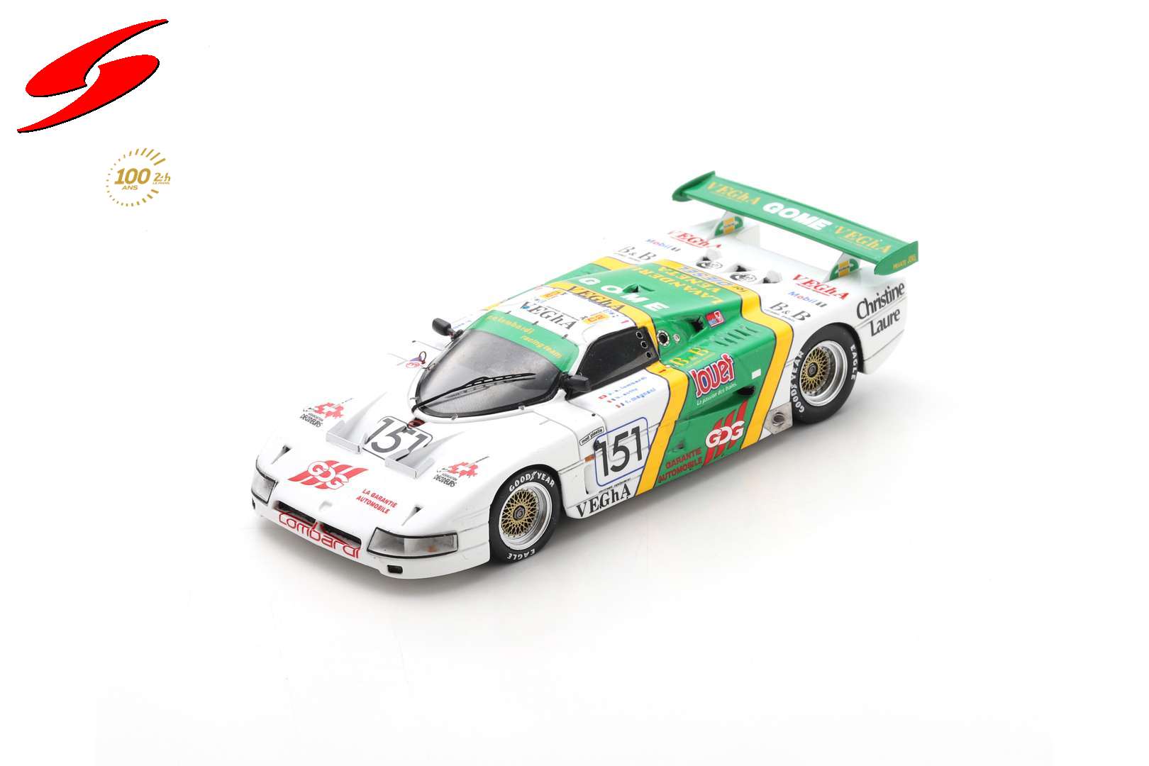 SPICE SE87C NO.151 24H LE MANS 1989 PA. LOMBARDI -