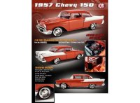 Chevrolet 150 *Custom Cruiser*, orange/blanc 1957