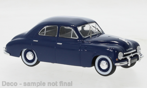 Skoda 1200, blauw, 1952