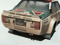 FIAT - 131 ABARTH TEAM ALITALIA N 3 WINNER RALLY 1000 LAKES (DIRTY VERSION) 1978 M.ALEN - I.KIVIMAKI