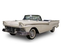 Ford Fairlane 500 Skyliner, blanc 1957