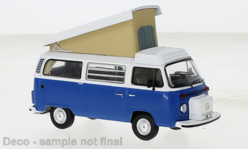 VW T2 Westfalia, blauw/wit, 1978