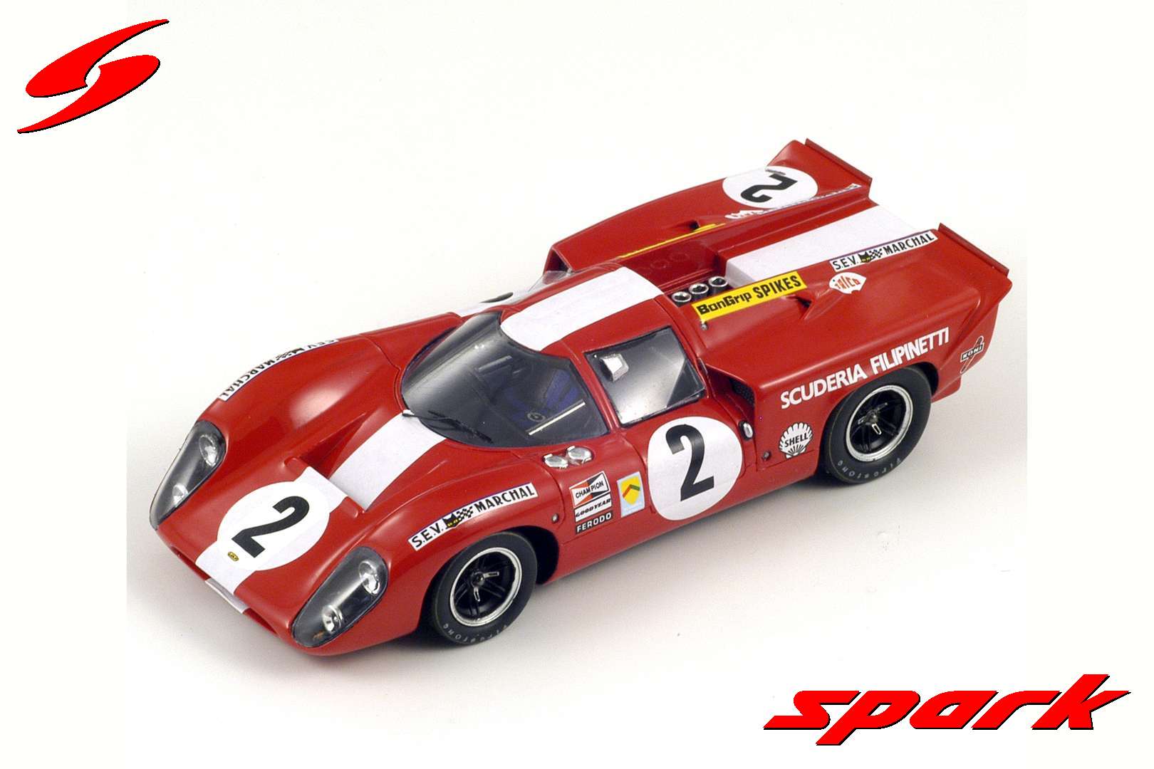 LOLA T70 MK3B N°2 24H LE MANS 1969 J. BONNIER - M