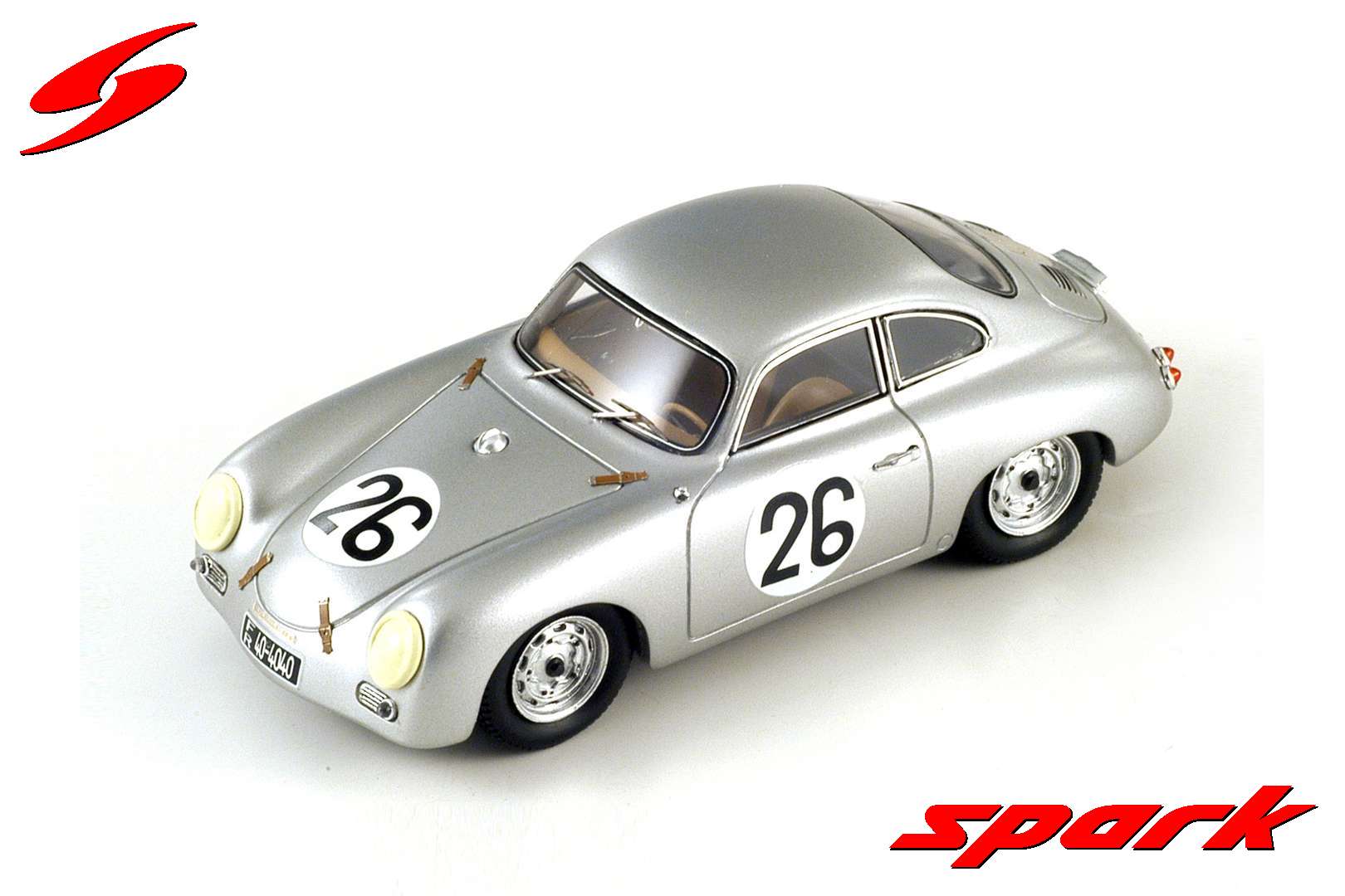 PORSCHE 356 N°26 24H LE MANS 1956 M. NATHAN - H. 