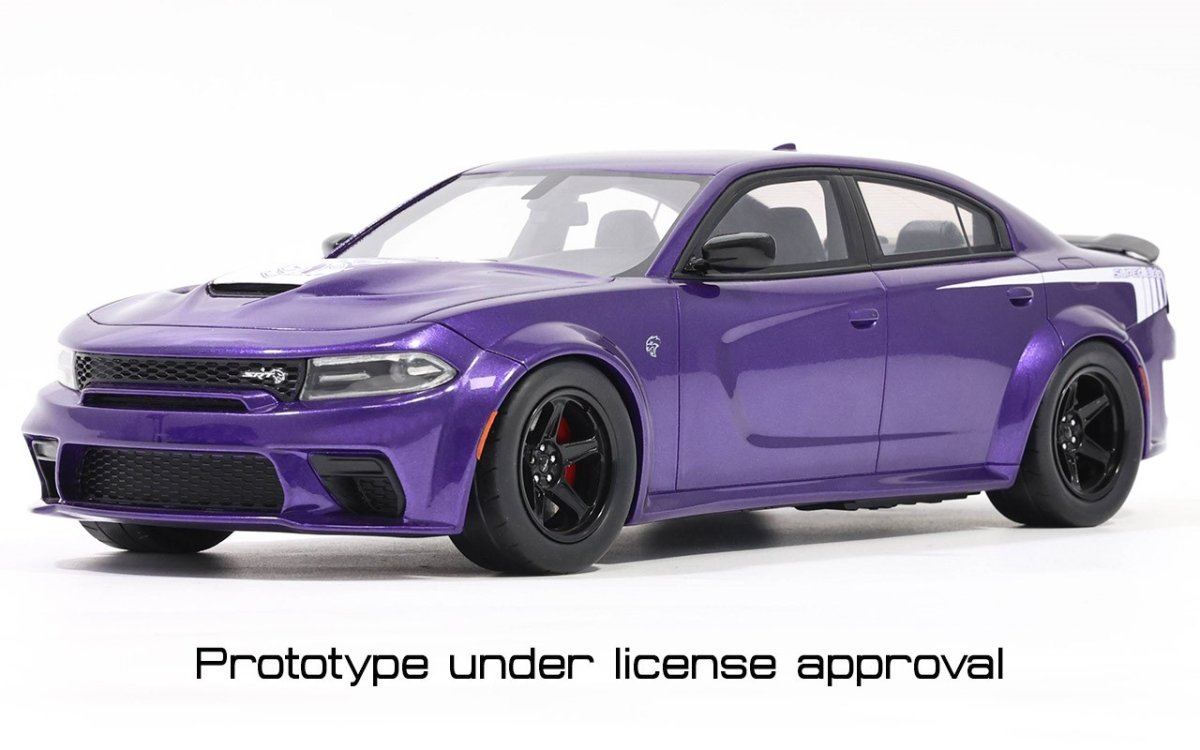 Schaalmodel Dodge Charger Super Bee 2023 Plum Crazy 1/18 Gt Spirit
