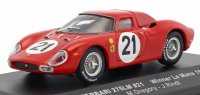 FERRARI - 250LM 3.3L V12 TEAM N.A.R.T. NORTH AMERICAN RACING N 21 WINNER 24h LE MANS 1965 M.GREGORY - J.RINDT