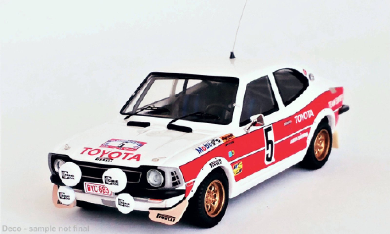 Schaalmodel Toyota Corolla Levin, No.5, Rallye Dm, Rally Baltic,...