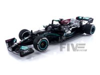 MERCEDES GP - F1 W12 MERCEDES M12 EQ POWER+ TEAM AMG PETRONAS MOTORSPORT FORMULA ONE N 44 WINNER BRAZILIAN GP (WITH FLAG) 2021 LEWIS HAMILTON