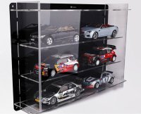 Vitrine Acrylic Multicase pour 6  1-18 scale cars , 3x2