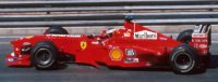 F1 F399 SCUDERIA FERRARI N 3 WINNAAR MONACO GP MONTECARLO (met pilootfiguur) 1999 MICHAEL SCHUMACHER