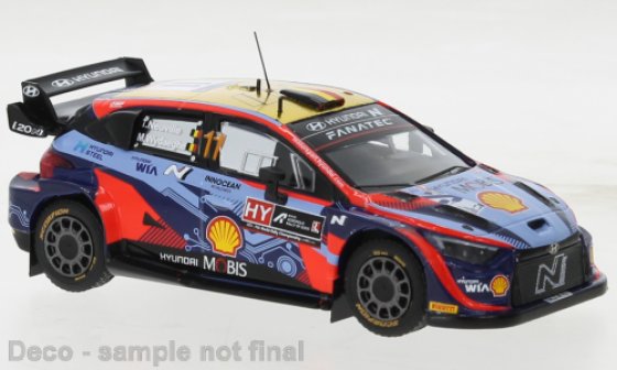 Hyundai i20 N Rally1, No.11, WRC, Rally Acropolis, T.Neuville/M.Wydaeghe, 2022