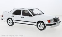 Mercedes W124 Tuning, blanc, 1986