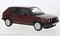 VW Golf II GTI, metallic-donkerrood, 1984