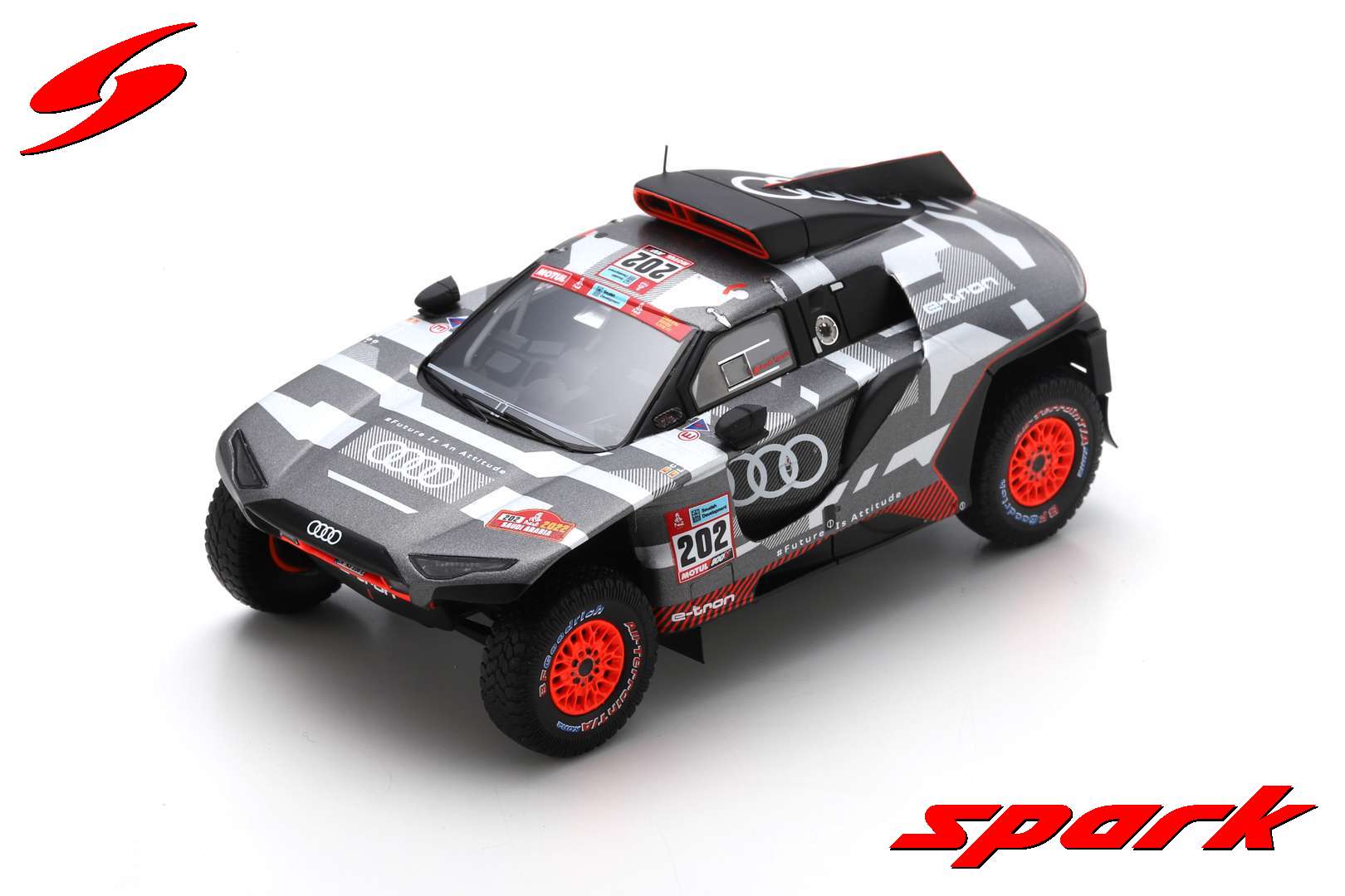 AUDI RS Q E-TRON NO.202 DAKAR 2022 C. SAINZ - L. C