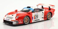 PORSCHE - 911 GT1 3.2L TURBO TEAM SOCIETE JB N 29 24h LE MANS 1997 A.FERTE - J.VON GARTZEN - O.THEVENIN