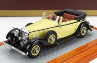 HORCH - 780 SPORT CABRIOLET OPEN 1933 - JAUNE NOIR