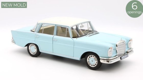 Mercedes-Benz 220 S 1965 , Licht blauw