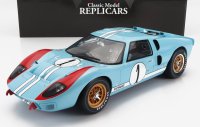 FORD USA - GT40 MKII 7.0L V8 TEAM SHELBY AMERICAN INC. N 1 2nd (BUT REALLY WINNER) 24h LE MANS 1966 K.MILES - D.HULME