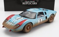 FORD USA - GT40 MKII 7.0L V8 TEAM SHELBY AMERICAN INC. N 1 DIRTY VERSION 2nd (BUT REALLY WINNER) 24h LE MANS 1966 K.MILES - D.HULME