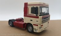 DAF 95 XF 430, beige/ rouge foncé