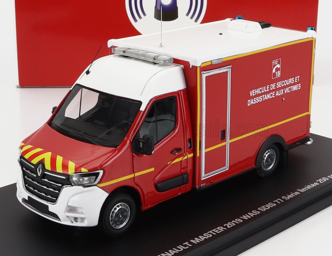 RENAULT - MASTER VAN WAS SDIS 77 VEHICULE DE SECOU