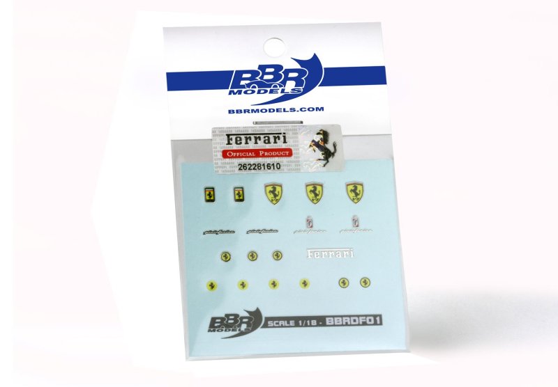 BBR Decal Ferrari Emblems 1/18