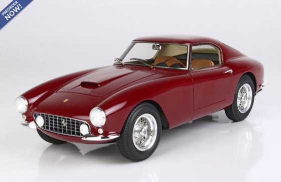 Ferrari 250 GT Berlinetta Passo Corto rouge fonce