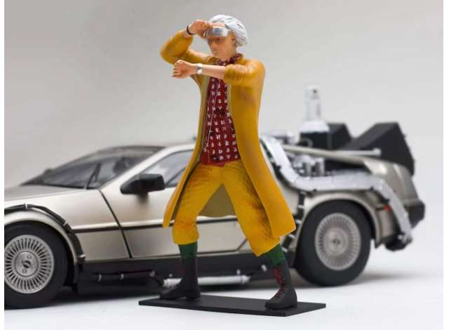 Back to the Future Dr. Emmett Brown figure