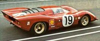 FERRARI - 312P COUPE TEAM SEFAC N 19 24h LE MANS (AFTER RACE VERSION) 1969 CHRIS AMON – PETER SCHETTY