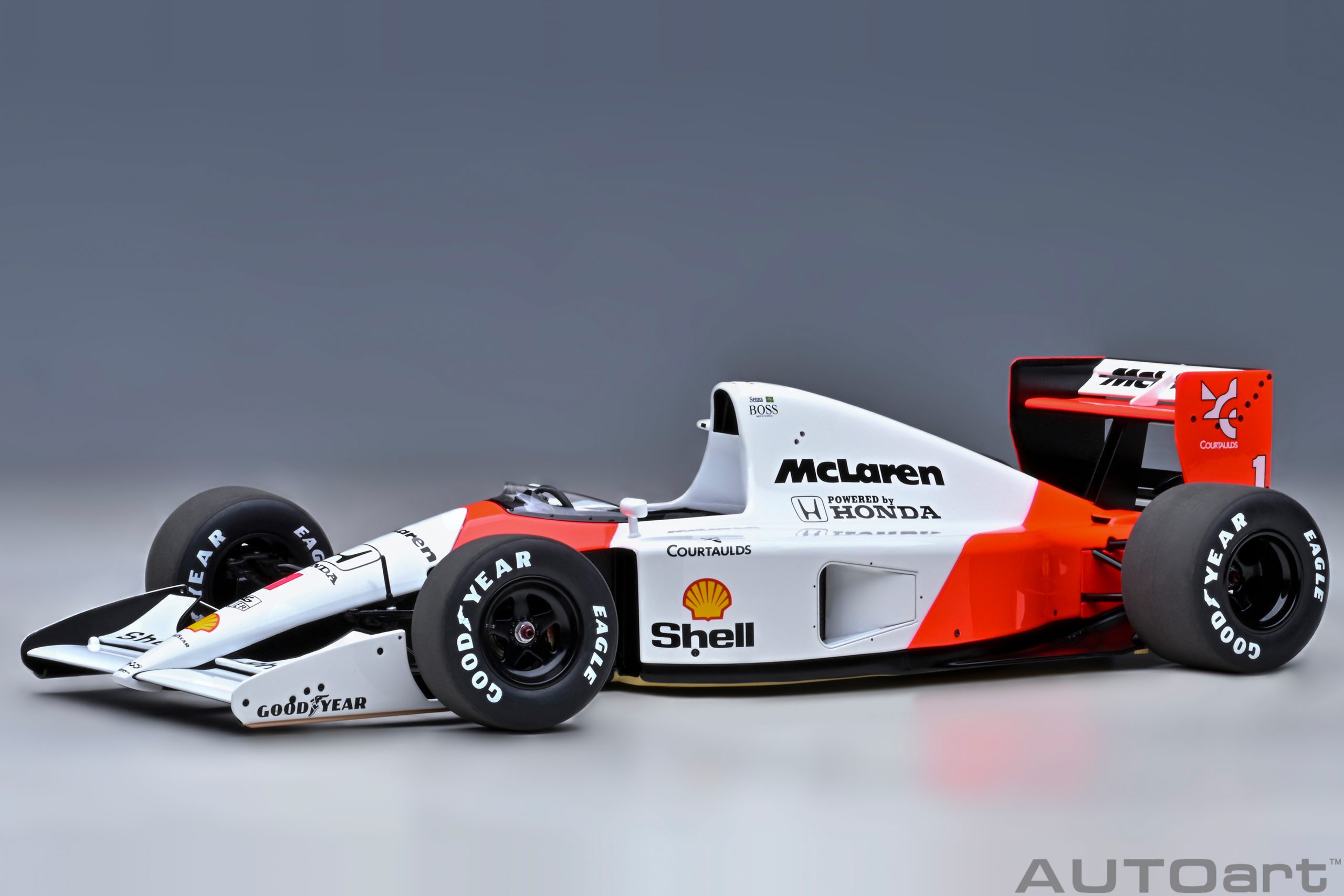 McLaren Honda MP4/6 1991 #1 (with McLaren logo) A.