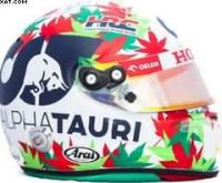 HELMET YUKI TSUNODA SCUDERIA ALPHATAURI GP ITALY 2023