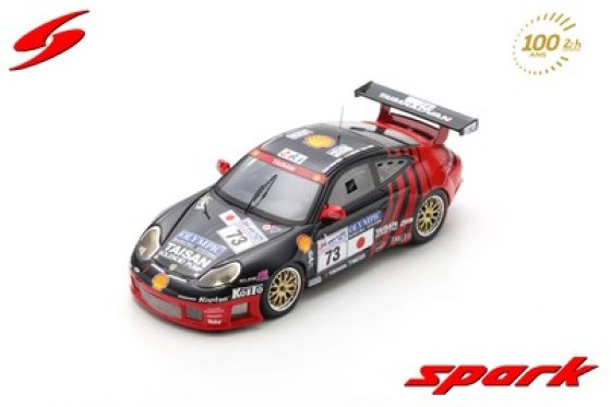 PORSCHE 996 GT3 R N°73 TEAM TAISAN ADVAN 24H LE MANS 2000  H. FUKUYAMA – A. YOGO – B. LAMBERT