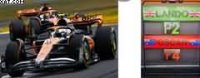 MCLAREN MCL60 N°4 MCLAREN 2ND GP GREAT BRITAIN 2023 LANDO NORRIS W/PIT BOARD