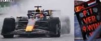 RED BULL RB19 N°1 ORACLE RED BULL RACING WINNER GP PAYS-BAS 2023 MAX VERSTAPPEN W/ PIT BOARD