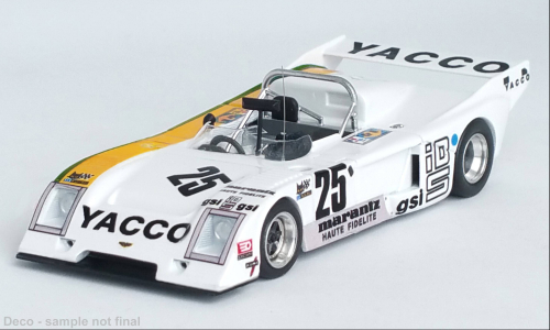 Chevron B36, RHD, No.25, Yacco, 24h Le Mans, B.Sco