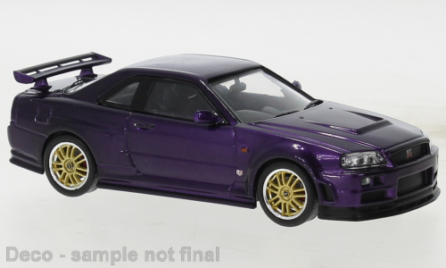 Nissan Skyline GT-R R34, metallic-lila, 2002