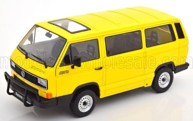 VOLKSWAGEN - T3 MINIBUS SYNCRO 1987 - GEEL