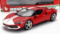 FERRARI - 296 GTB ASSETTO FIORANO 2022 - ROUGE BLANC