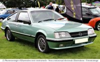 Opel Monza 2.5 E 1983 Vert Beryll métallisée