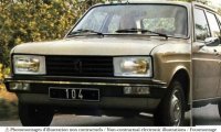 Peugeot 104 GR 1981 Beige metallisé