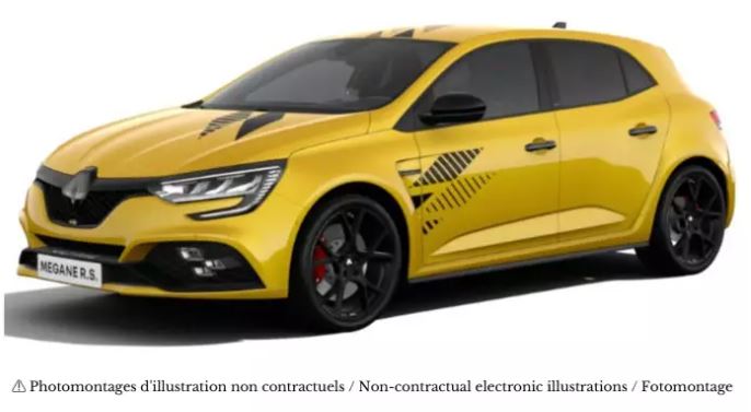 Renault Megane R.S. Ultime 2023 Geel Sirius