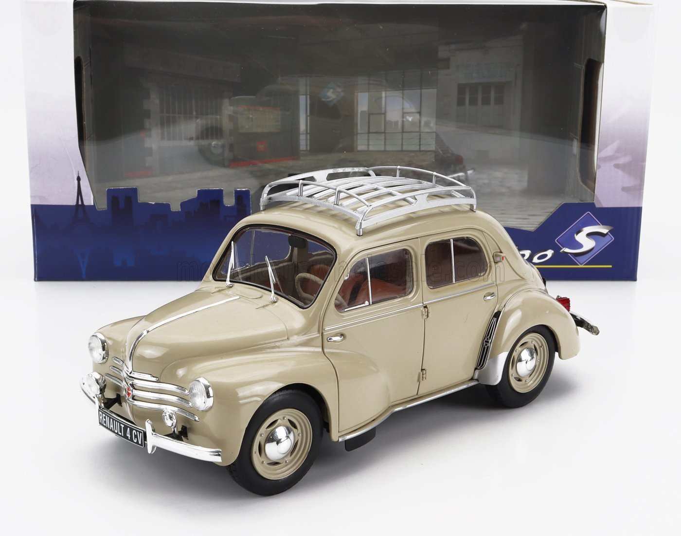 RENAULT - 4CV 1956 - BEIGE