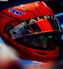 HELMET ESTEBAN OCON BWT ALPINE F1 TEAM SEASON UPDA