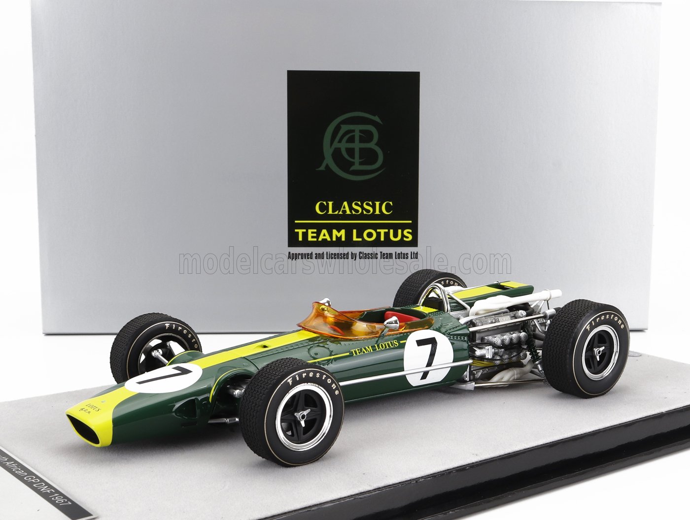 LOTUS - F1 43 TEAM LOTUS N 7 AFRICAN GP 1967 JIM C