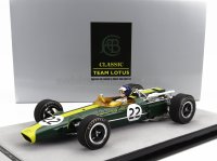 LOTUS - F1 43 TEAM LOTUS N 22 MONZA ITALY GP (with pilot figure) 1966 JIM CLARK - BRITISH RACING