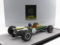 LOTUS - F1 43 TEAM LOTUS N 22 MONZA ITALY GP (with pilot figure) 1966 JIM CLARK - BRITISH RACING