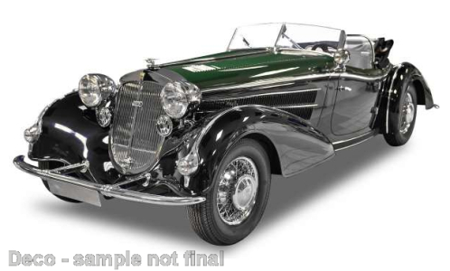 Horch 855 Roadster, zwart/groen, 1939