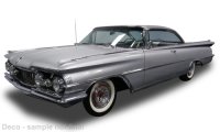 Oldsmobile 98 HardTop, metallic-grijs, 1959