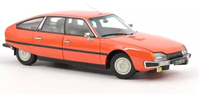 CITROEN CX 2400 GTI 1977 - MANDARINE oranje , 4 op